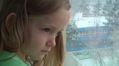 Girl at window