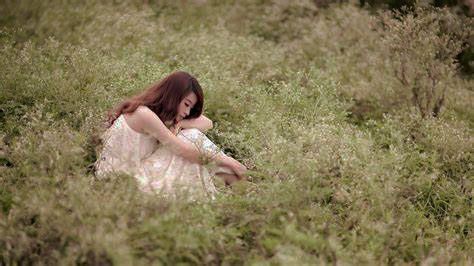 Woman in field