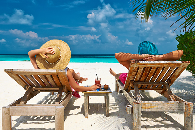 Couple on beach
