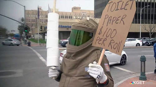 Selling toilet paper