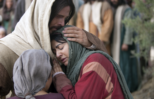 Christ and woman